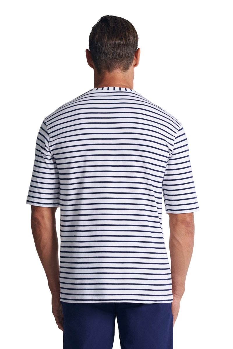 Color_White/Navy Stripe