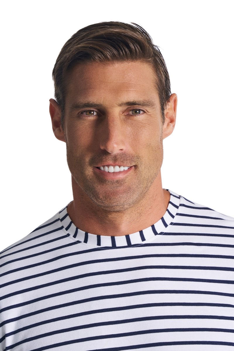 Color_White/Navy Stripe