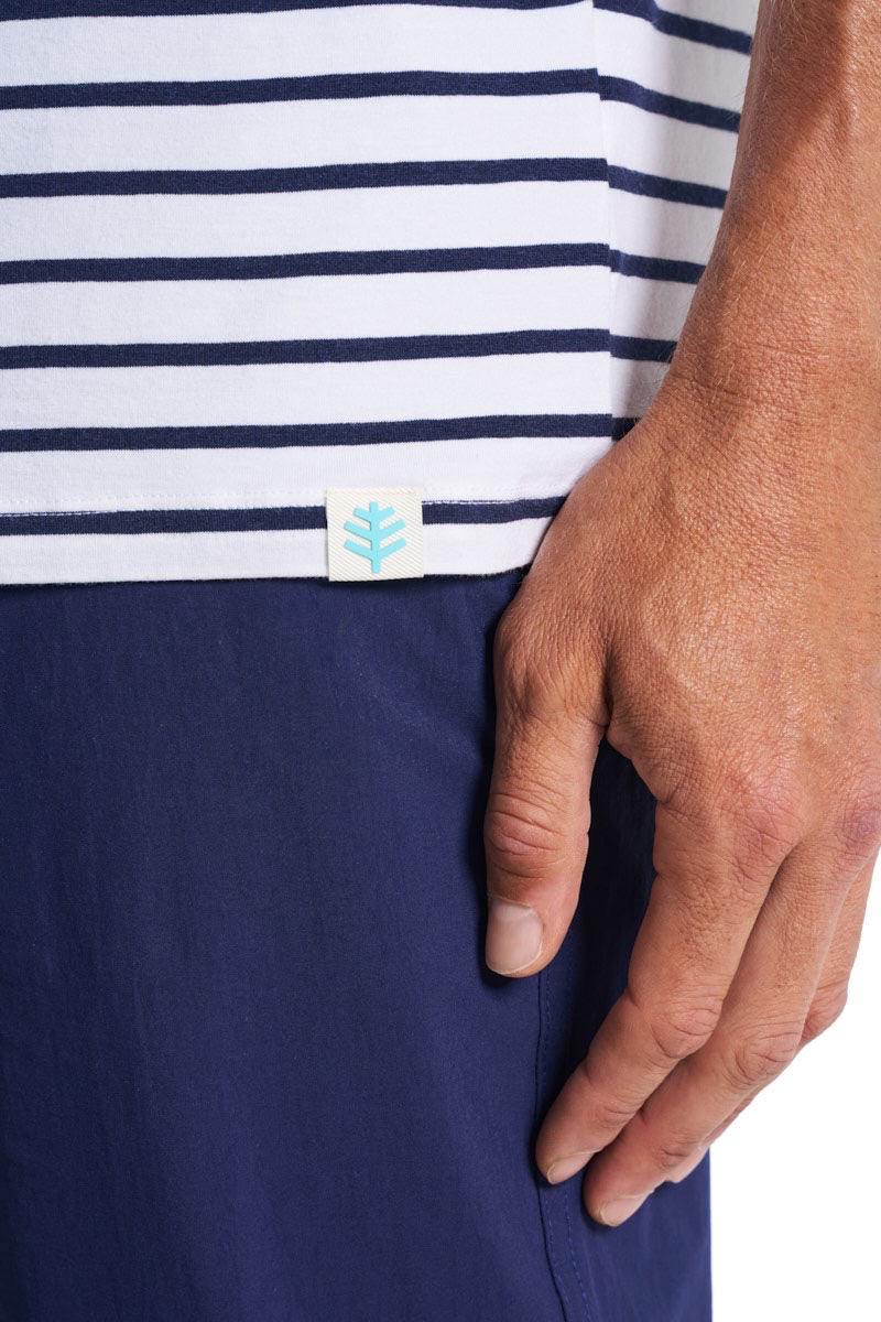 Color_White/Navy Stripe