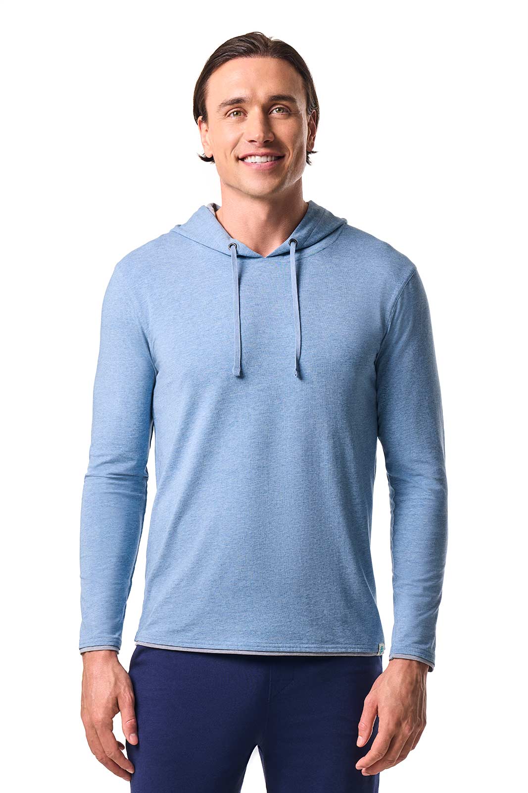 Men's Oasis Pullover Hoodie | Light Blue Heather