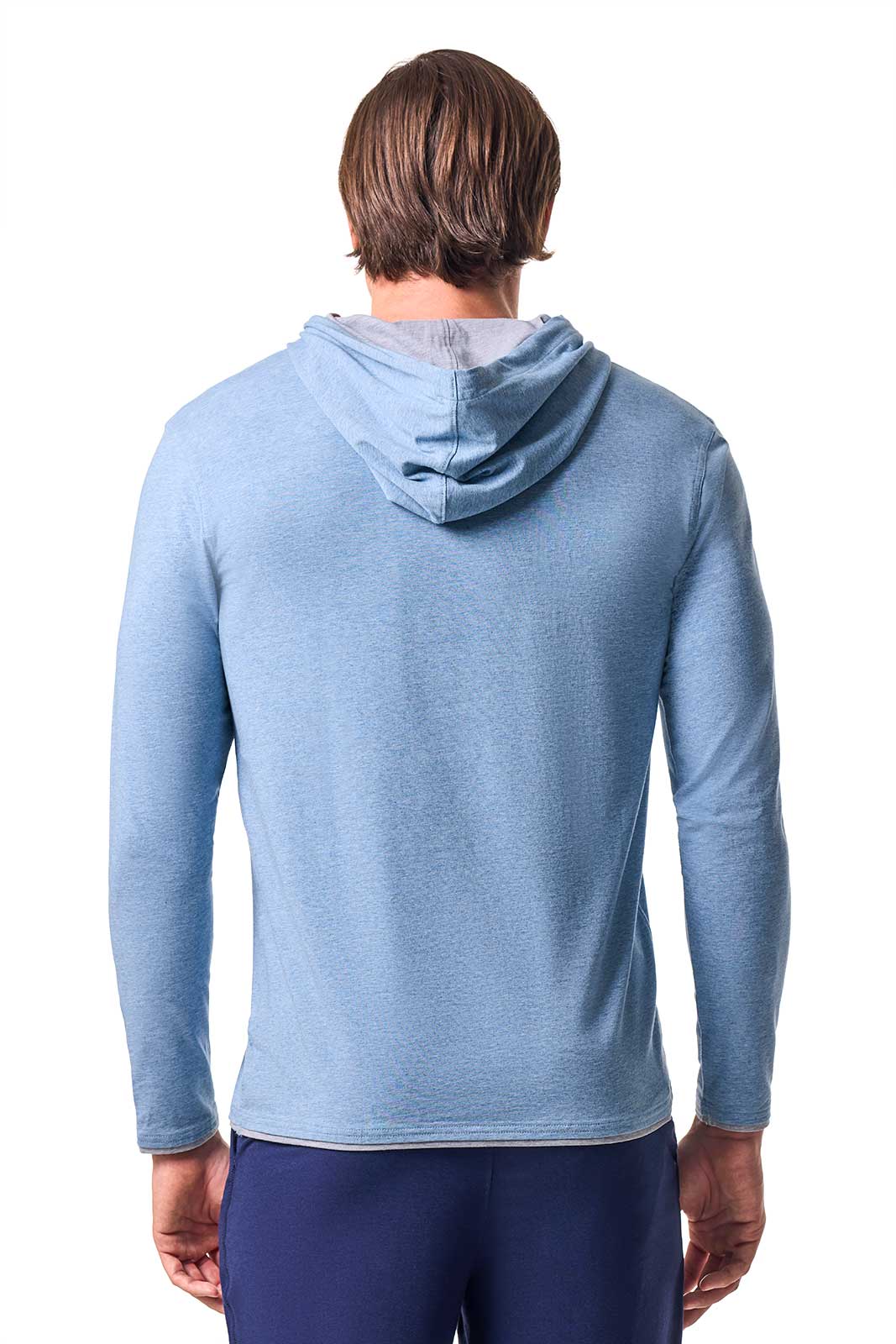 Men's Oasis Pullover Hoodie | Light Blue Heather