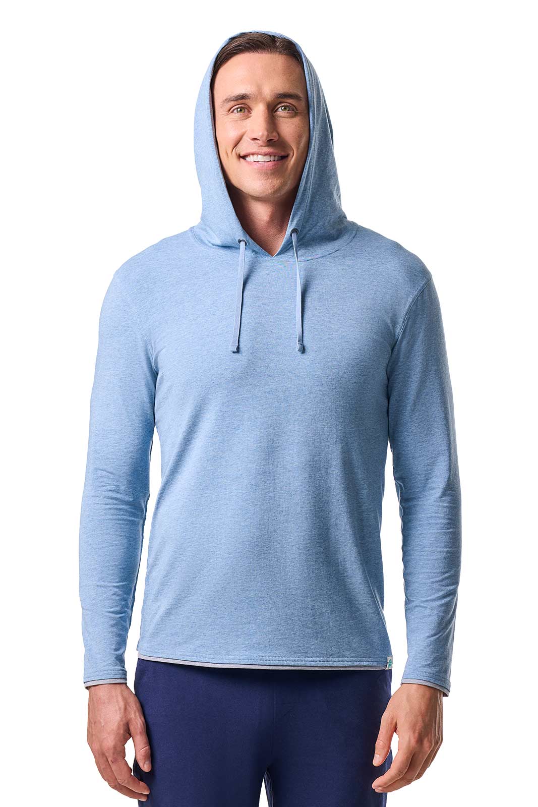 Men's Oasis Pullover Hoodie | Light Blue Heather