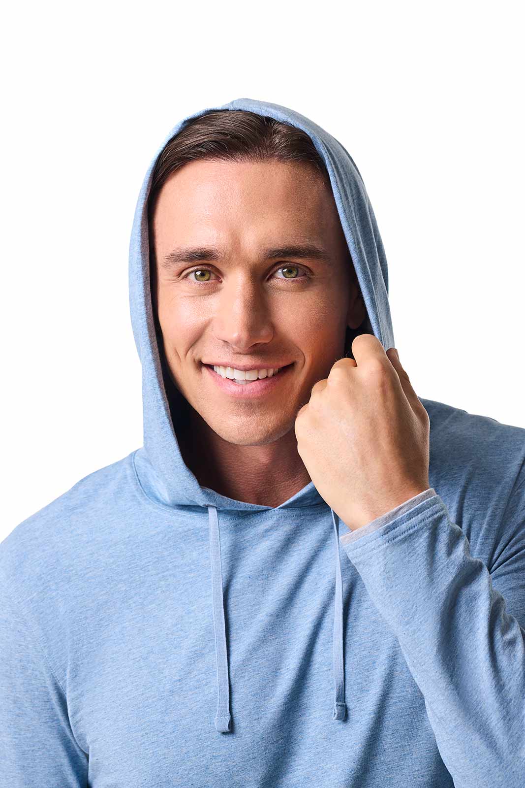 Men's Oasis Pullover Hoodie | Light Blue Heather