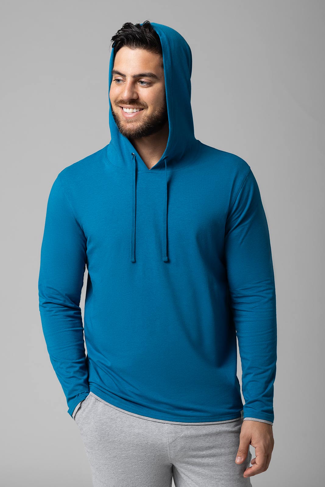Men's Oasis Pullover Hoodie | Bluejay