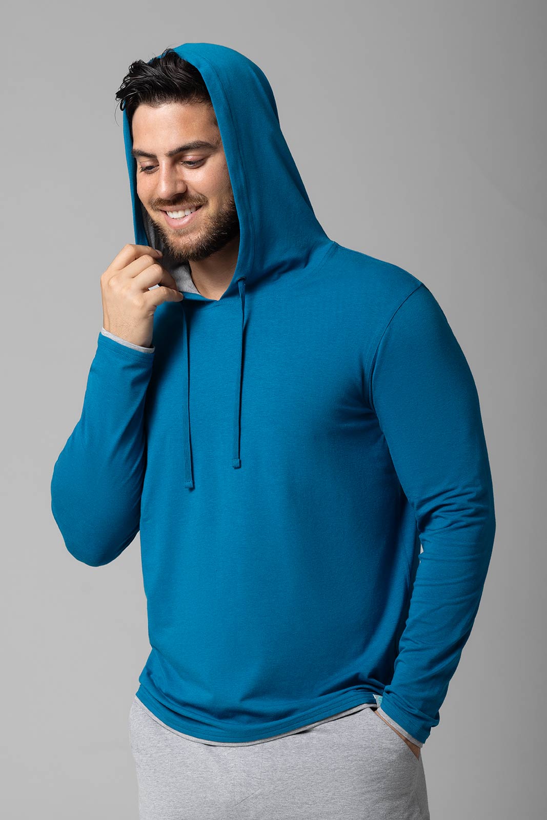 Men's Oasis Pullover Hoodie | Bluejay