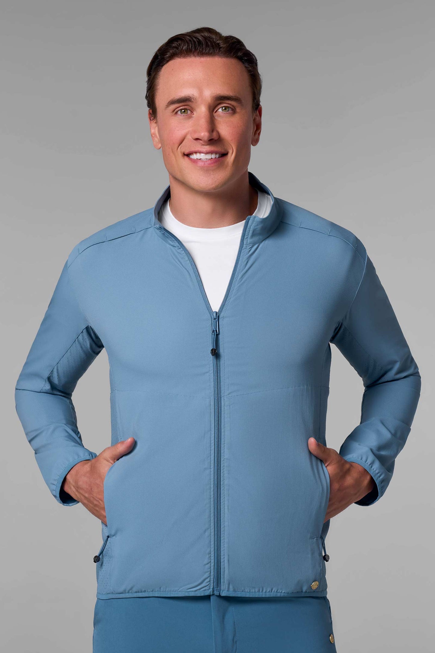 Men's Arcadian Packable Sunblock Jacket | Blue Dusk
