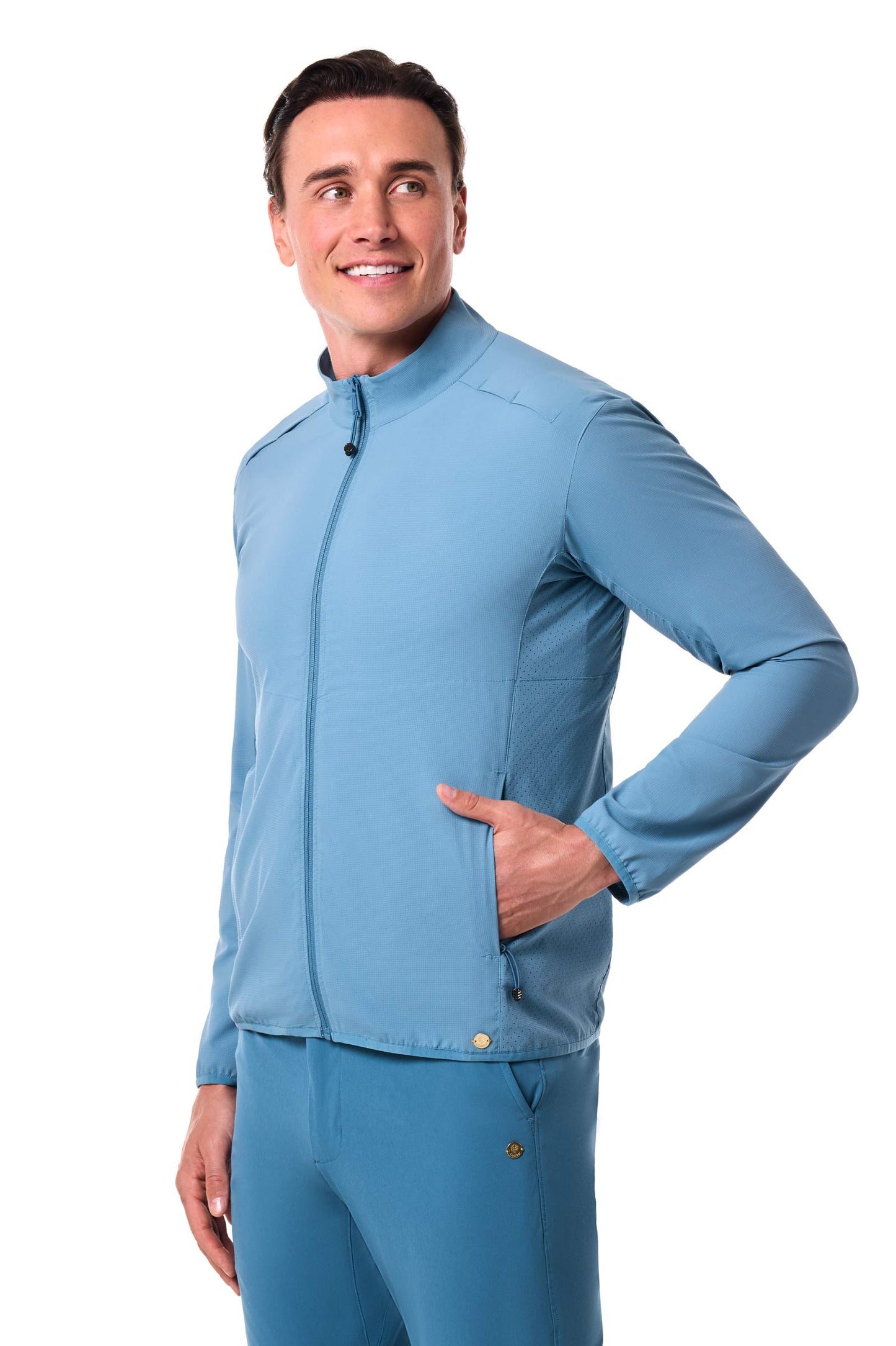 Men's Arcadian Packable Sunblock Jacket | Blue Dusk