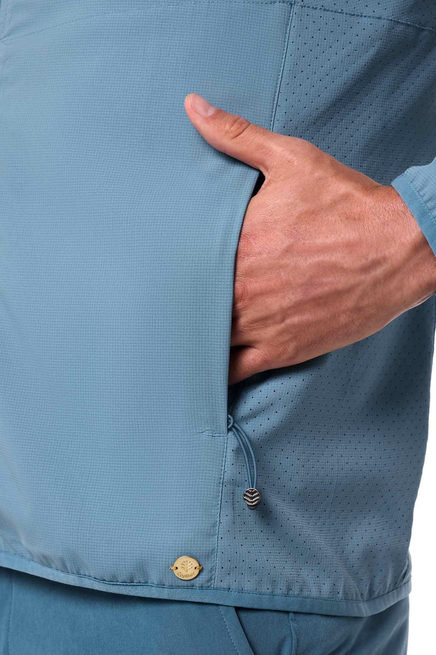 Men's Arcadian Packable Sunblock Jacket | Blue Dusk