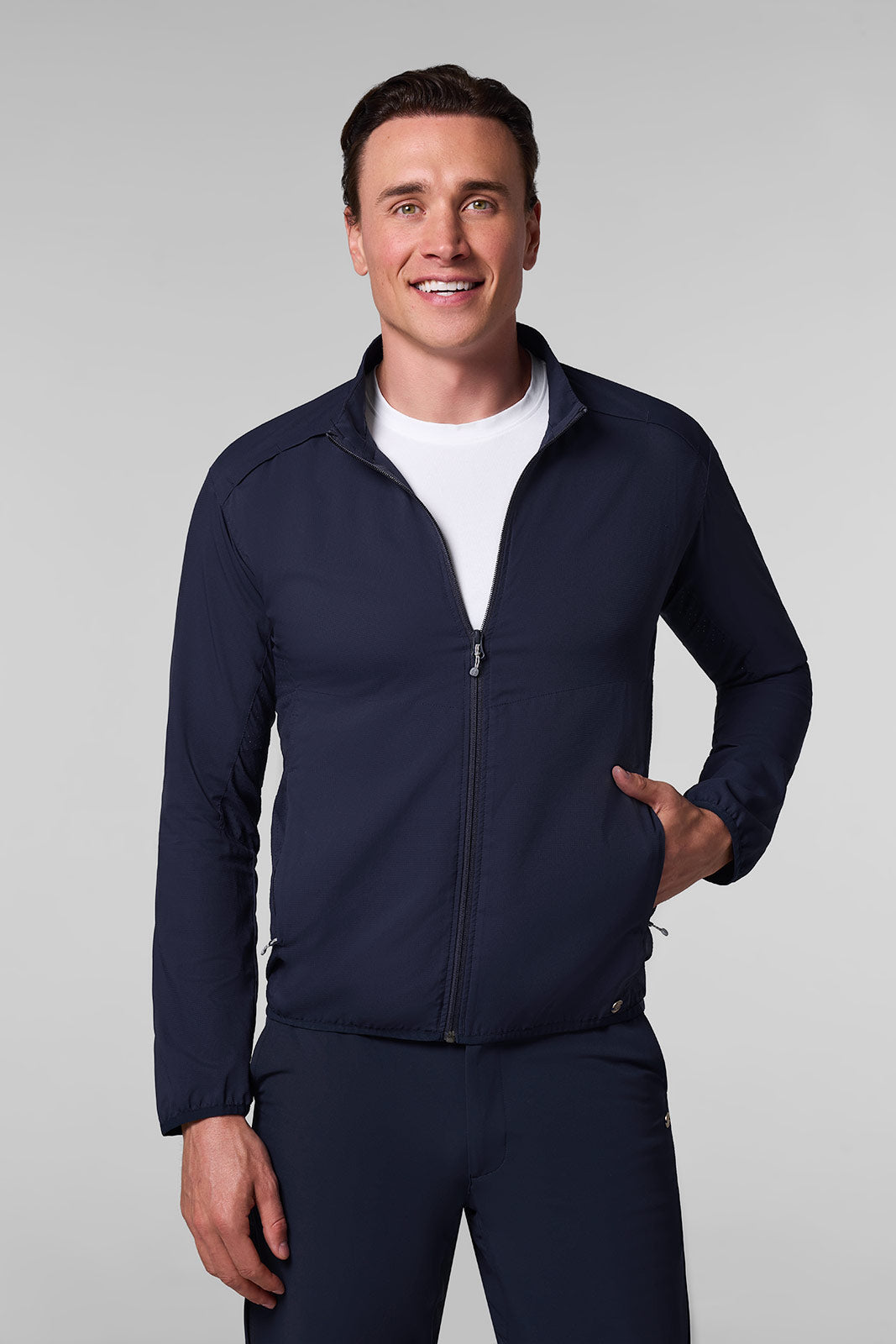 Men's Arcadian Packable Sunblock Jacket | Navy