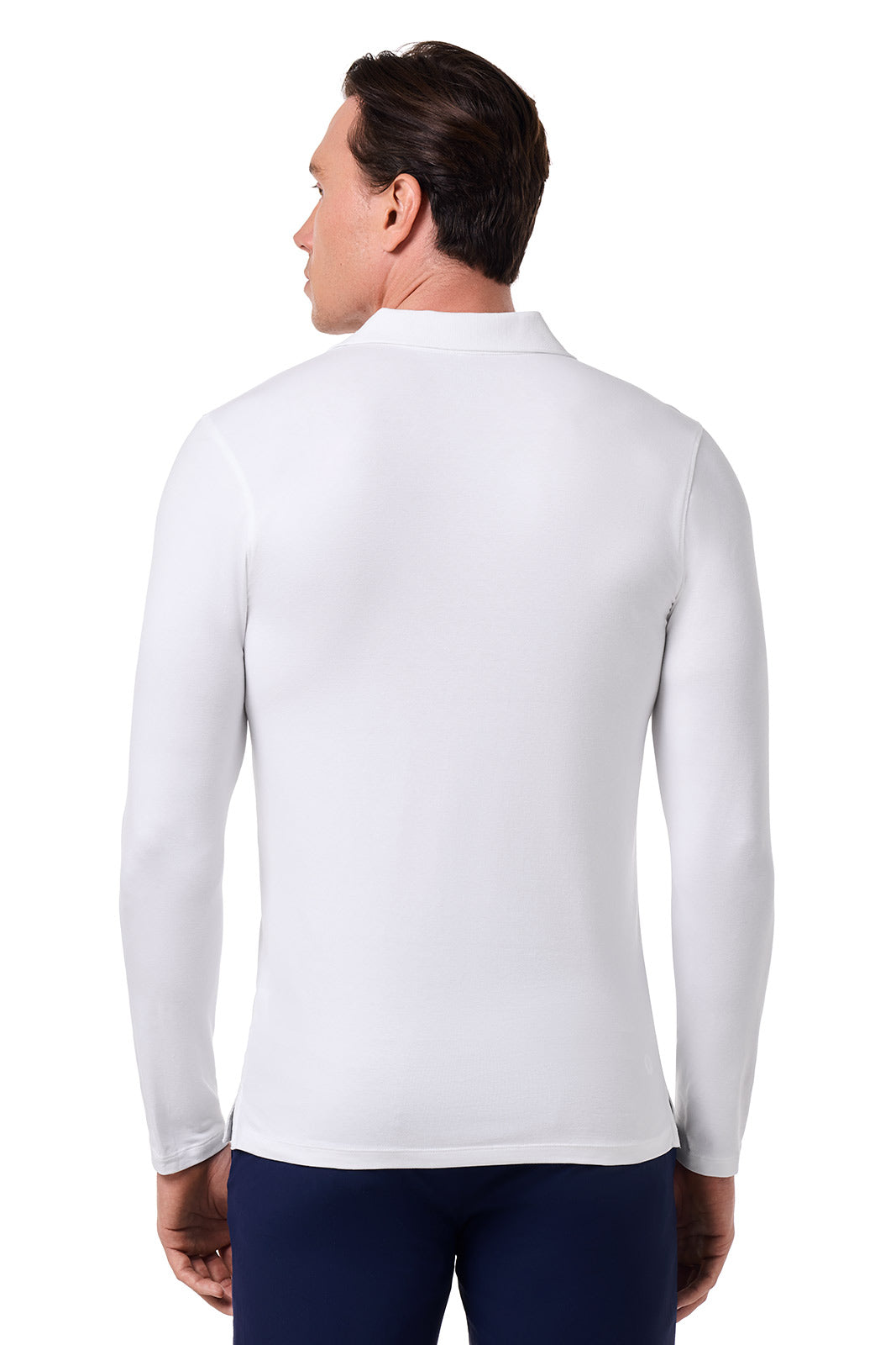 Men's Coppitt Long Sleeve Weekend Polo | White