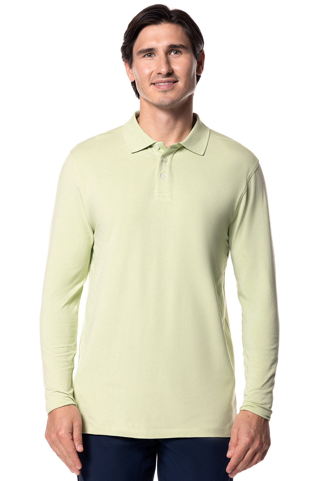 Men's Coppitt Long Sleeve Weekend Polo | Seedling