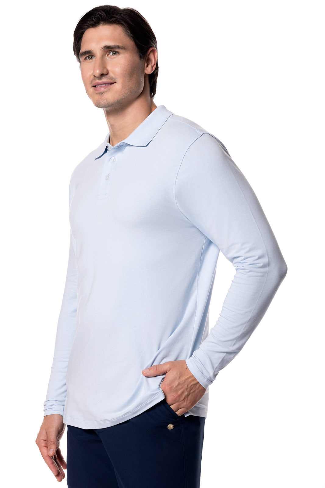 Men's Coppitt Long Sleeve Weekend Polo | Skyride