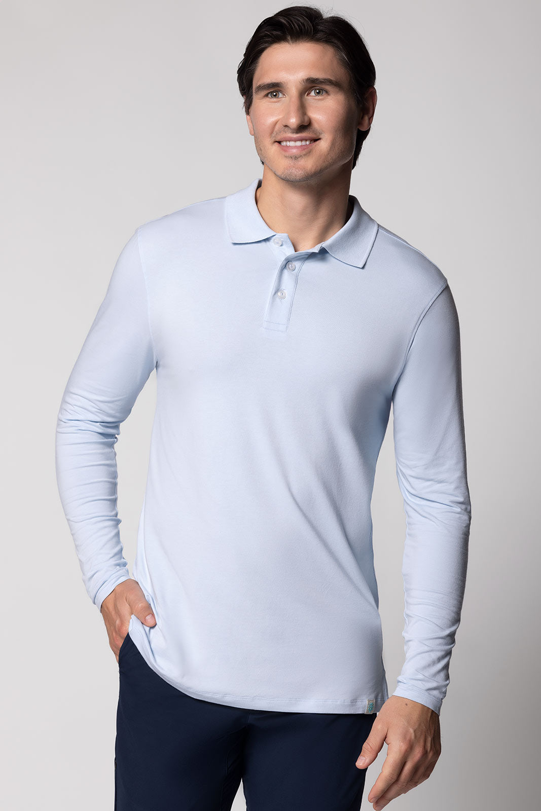 Men's Coppitt Long Sleeve Weekend Polo | Skyride