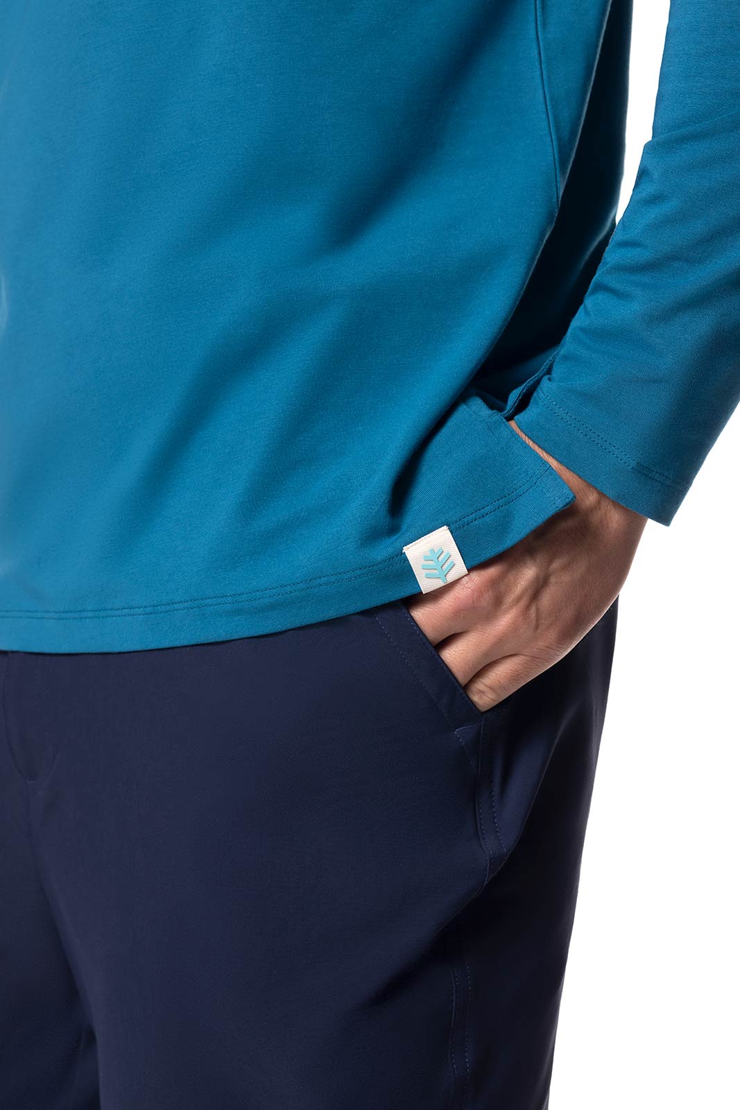 Men's Coppitt Long Sleeve Weekend Polo | Bluejay