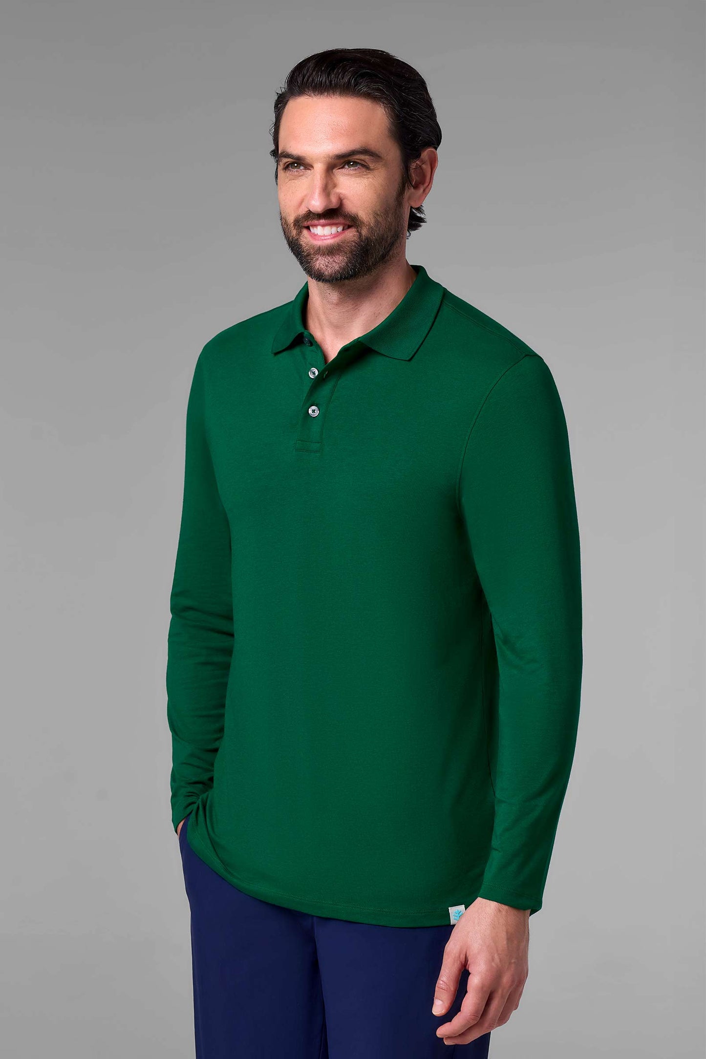 Men's Coppitt Long Sleeve Weekend Polo | Eden