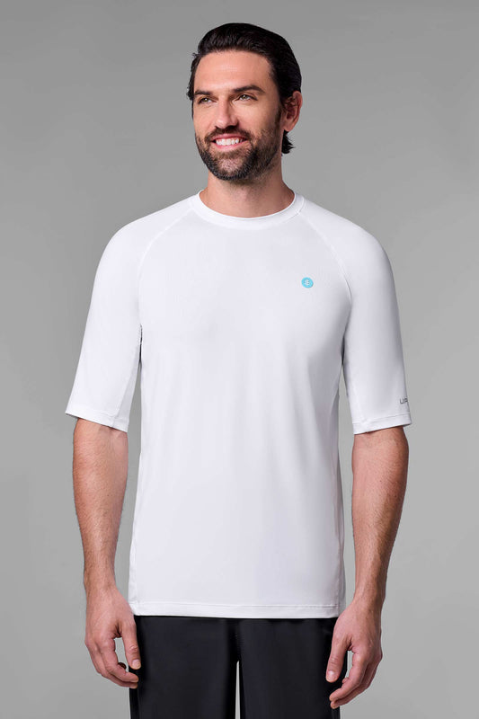 Men's Agility Short Sleeve Performance T-Shirt | White