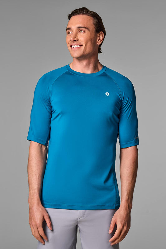 Men's Agility Short Sleeve Performance T-Shirt | Bluejay