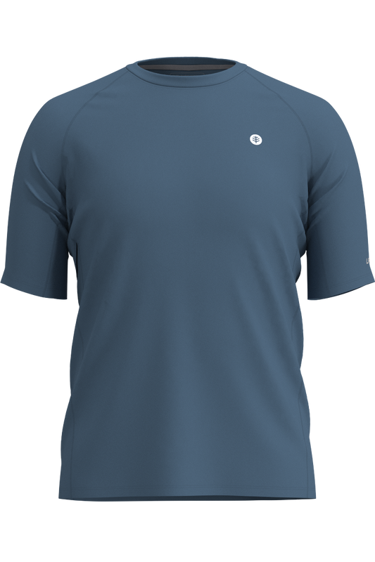 Men's Agility Short Sleeve Performance T-Shirt | Blue Dusk