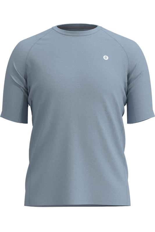 Men's Agility Short Sleeve Performance T-Shirt | Light Blue Heather Heather