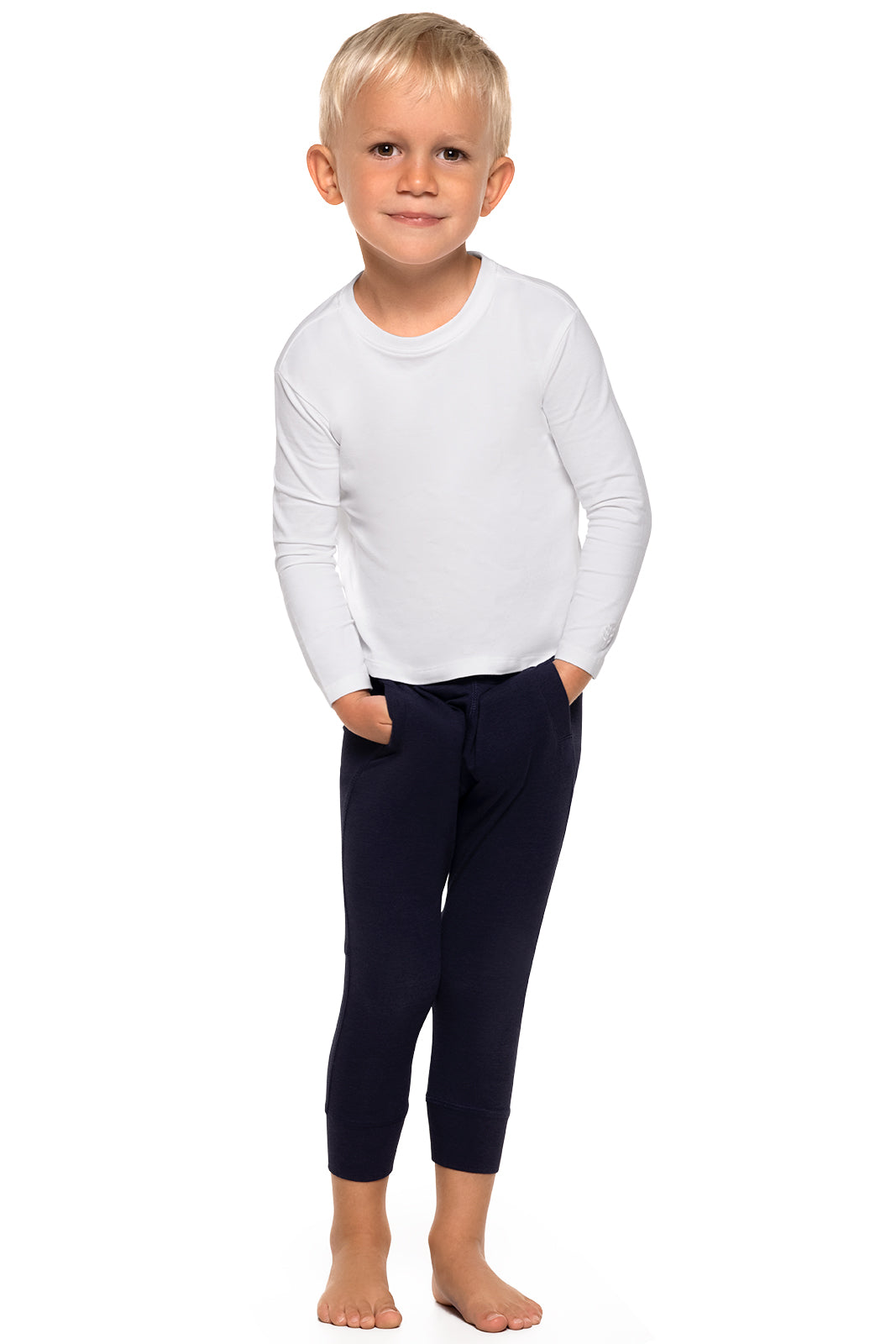 Kid's Coco Plum Everyday Long Sleeve T-Shirt | White