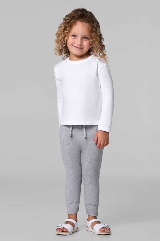 Kid's Coco Plum Everyday Long Sleeve T-Shirt | White
