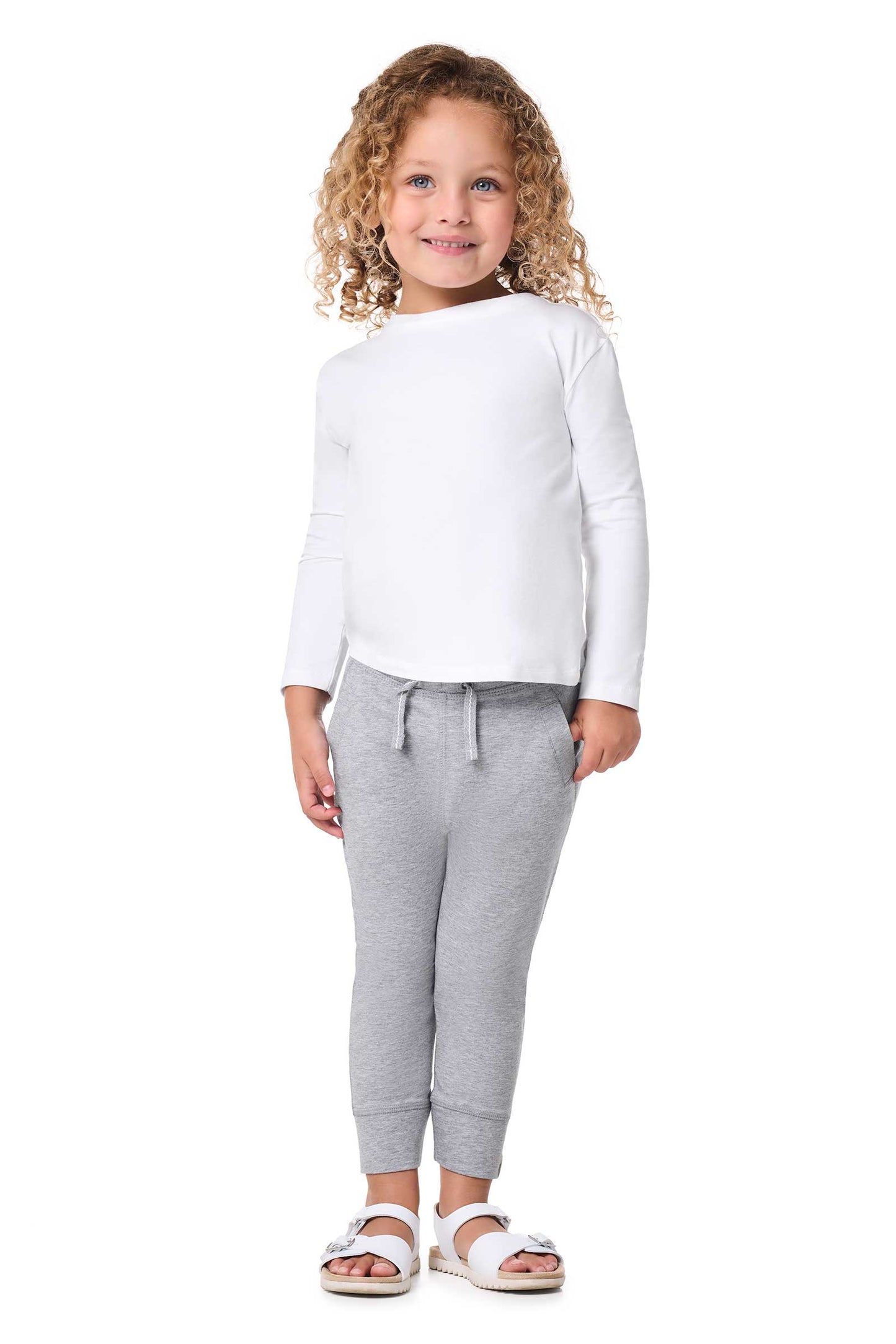 Kid's Coco Plum Everyday Long Sleeve T-Shirt | White