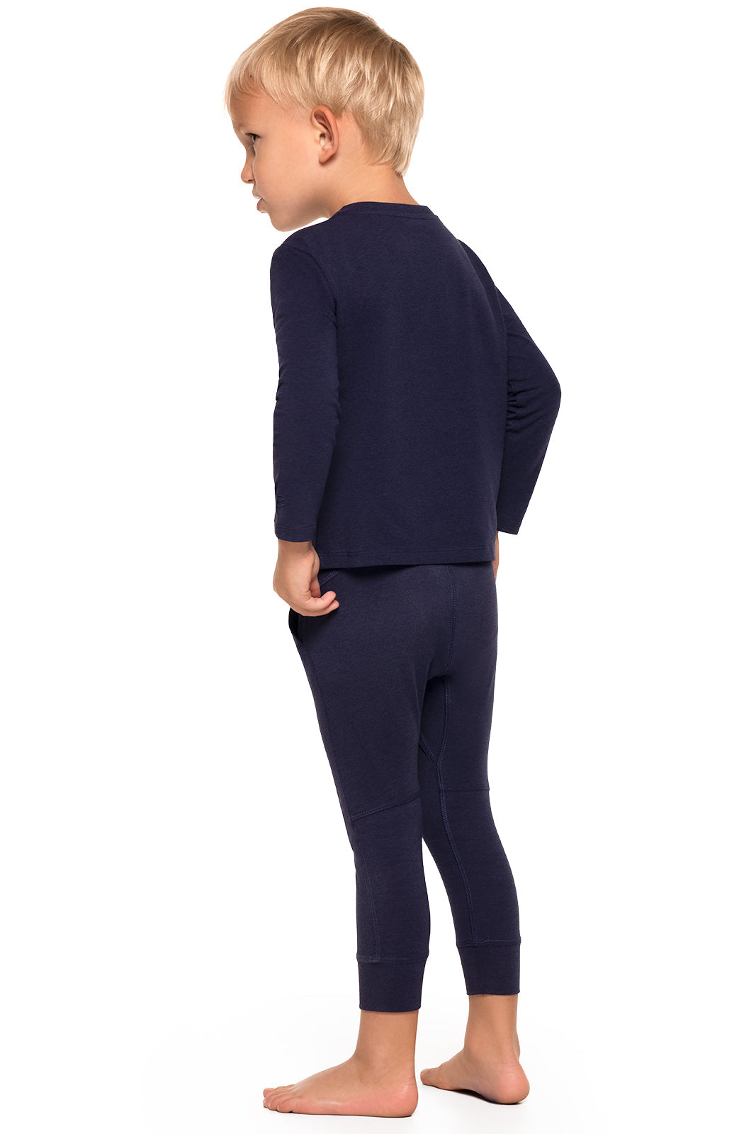 Kid's Coco Plum Everyday Long Sleeve T-Shirt | Navy
