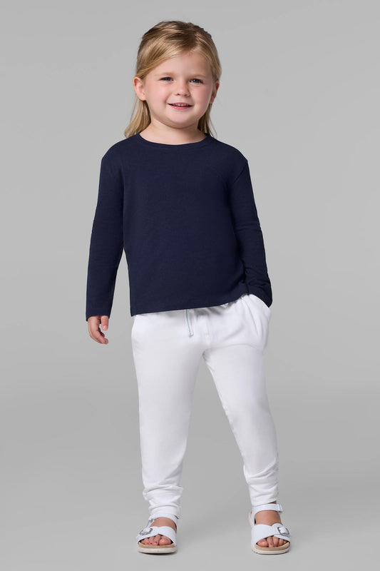 Kid's Coco Plum Everyday Long Sleeve T-Shirt | Navy