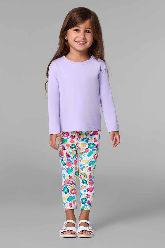 Kid's Coco Plum Everyday Long Sleeve T-Shirt | Lavendula