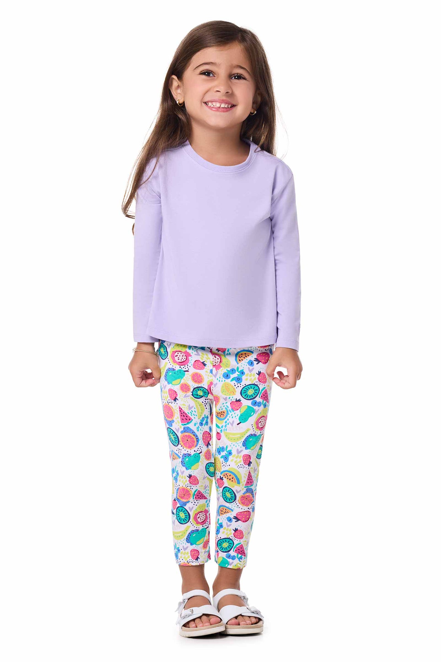 Kid's Coco Plum Everyday Long Sleeve T-Shirt | Lavendula