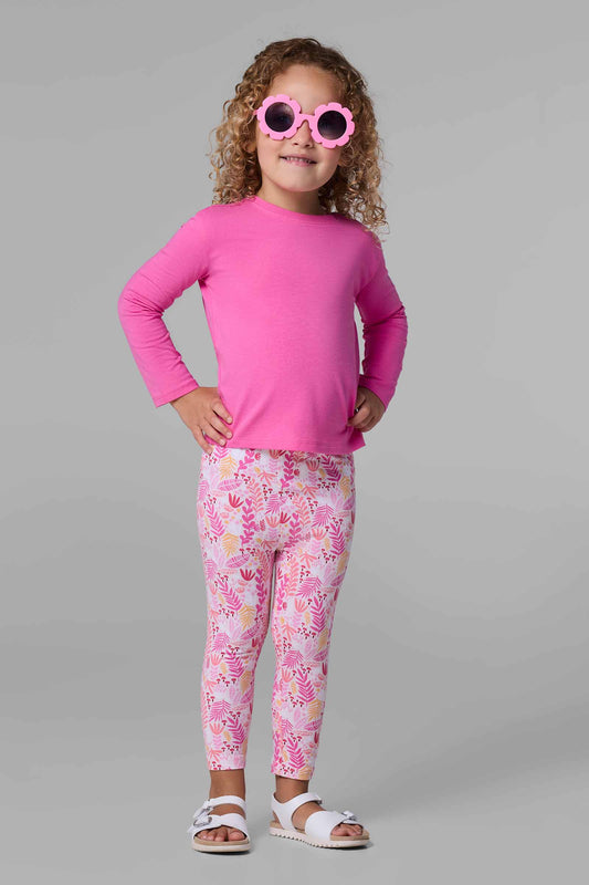 Kid's Coco Plum Everyday Long Sleeve T-Shirt | Tulip Pink