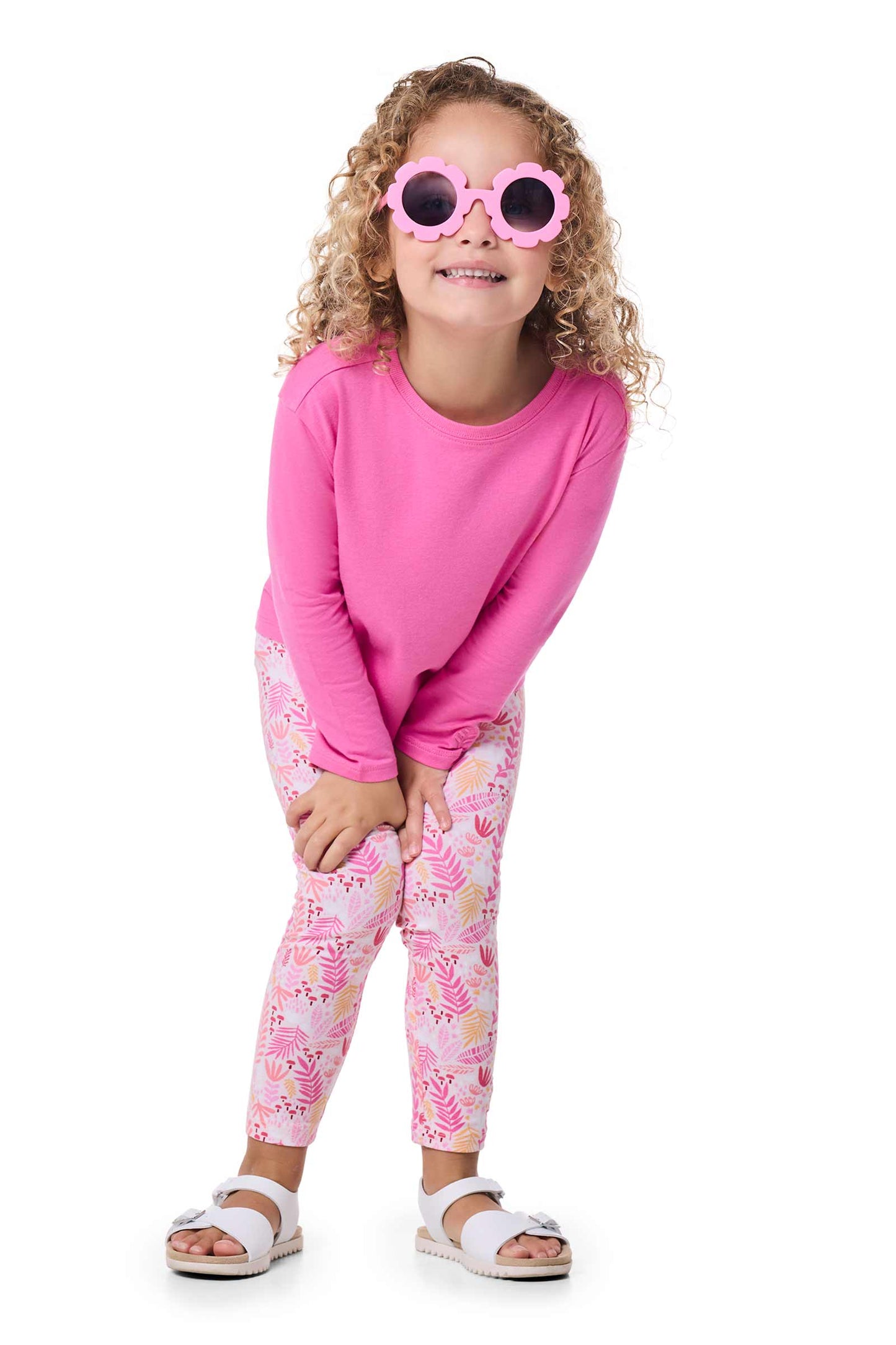 Kid's Coco Plum Everyday Long Sleeve T-Shirt | Tulip Pink
