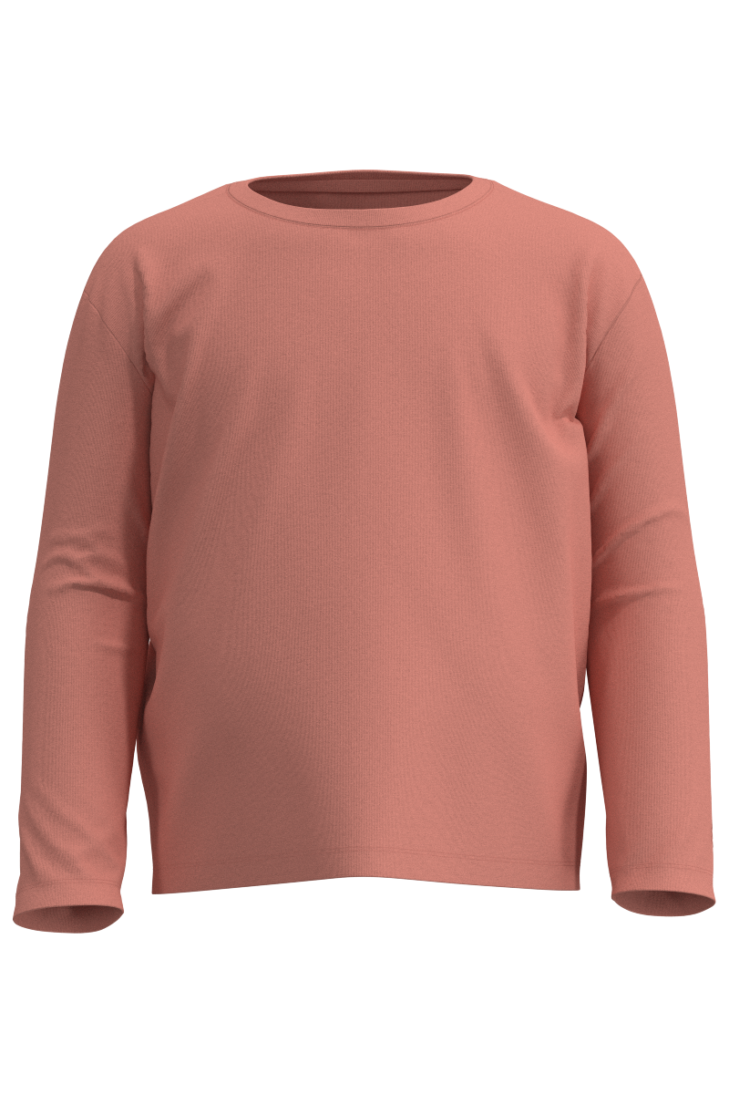 Kid's Coco Plum Everyday Long Sleeve T-Shirt | Soft Blush