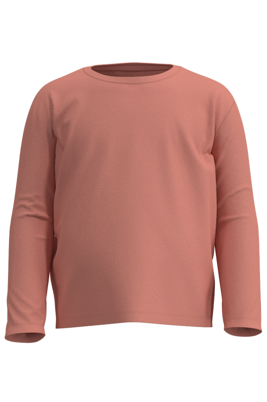 Kid's Coco Plum Everyday Long Sleeve T-Shirt | Soft Blush