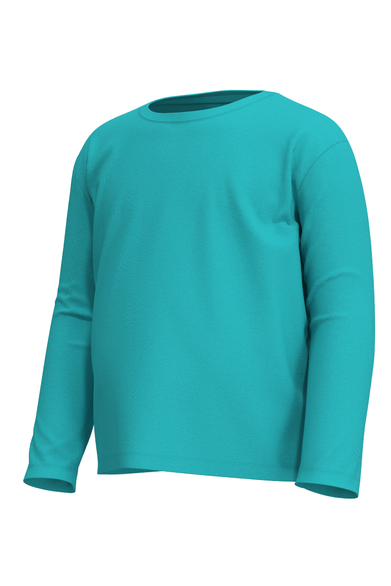 Kid's Coco Plum Everyday Long Sleeve T-Shirt | Coolibar Blue