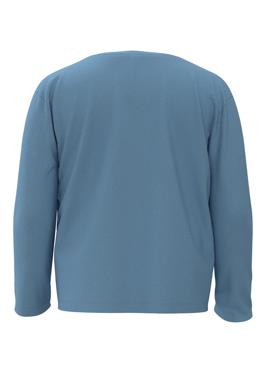 Kid's Coco Plum Everyday Long Sleeve T-Shirt | Arctic Blue Sea Tales
