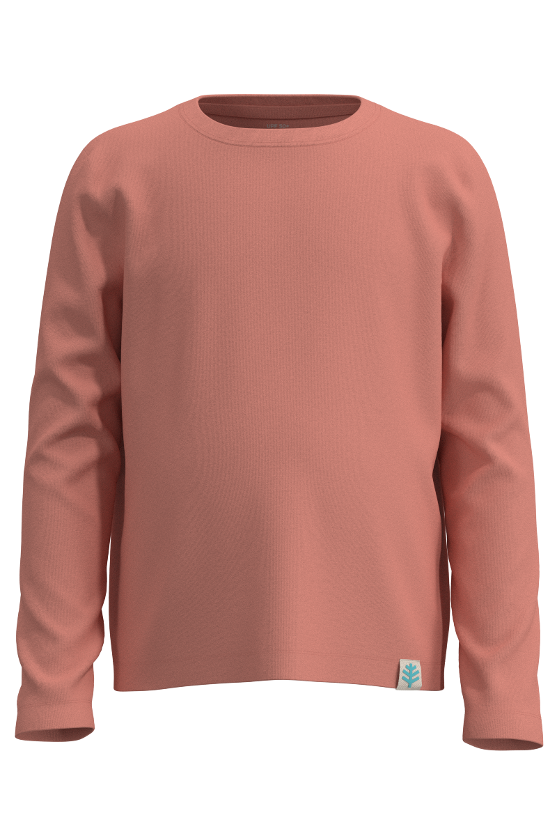 Kid's Coco Plum Everyday Long-Sleeve T-Shirt | Soft Blush