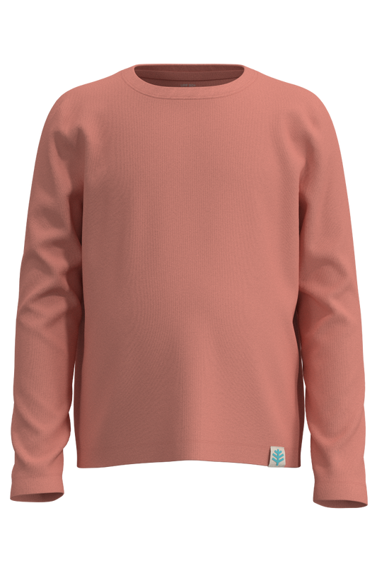 Kid's Coco Plum Everyday Long-Sleeve T-Shirt | Soft Blush