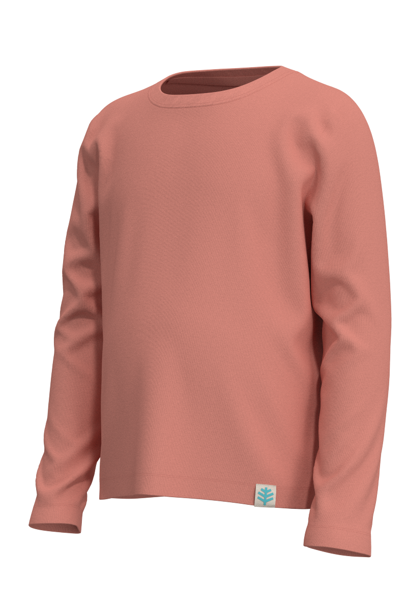 Kid's Coco Plum Everyday Long-Sleeve T-Shirt | Soft Blush
