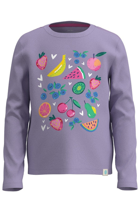 Kid's Coco Plum Everyday Long Sleeve T-Shirt | Lavendula Fruit Party