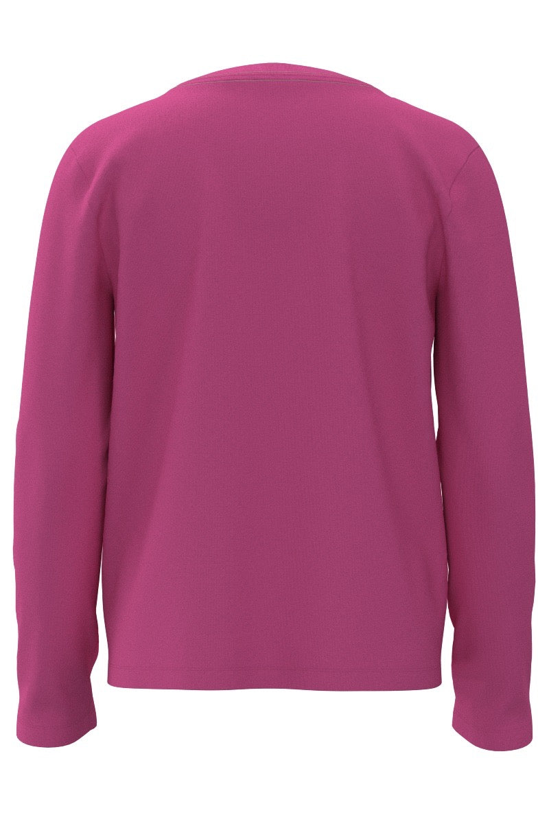 Kid's Coco Plum Everyday Long Sleeve T-Shirt | Tulip Pink Blooming Forest