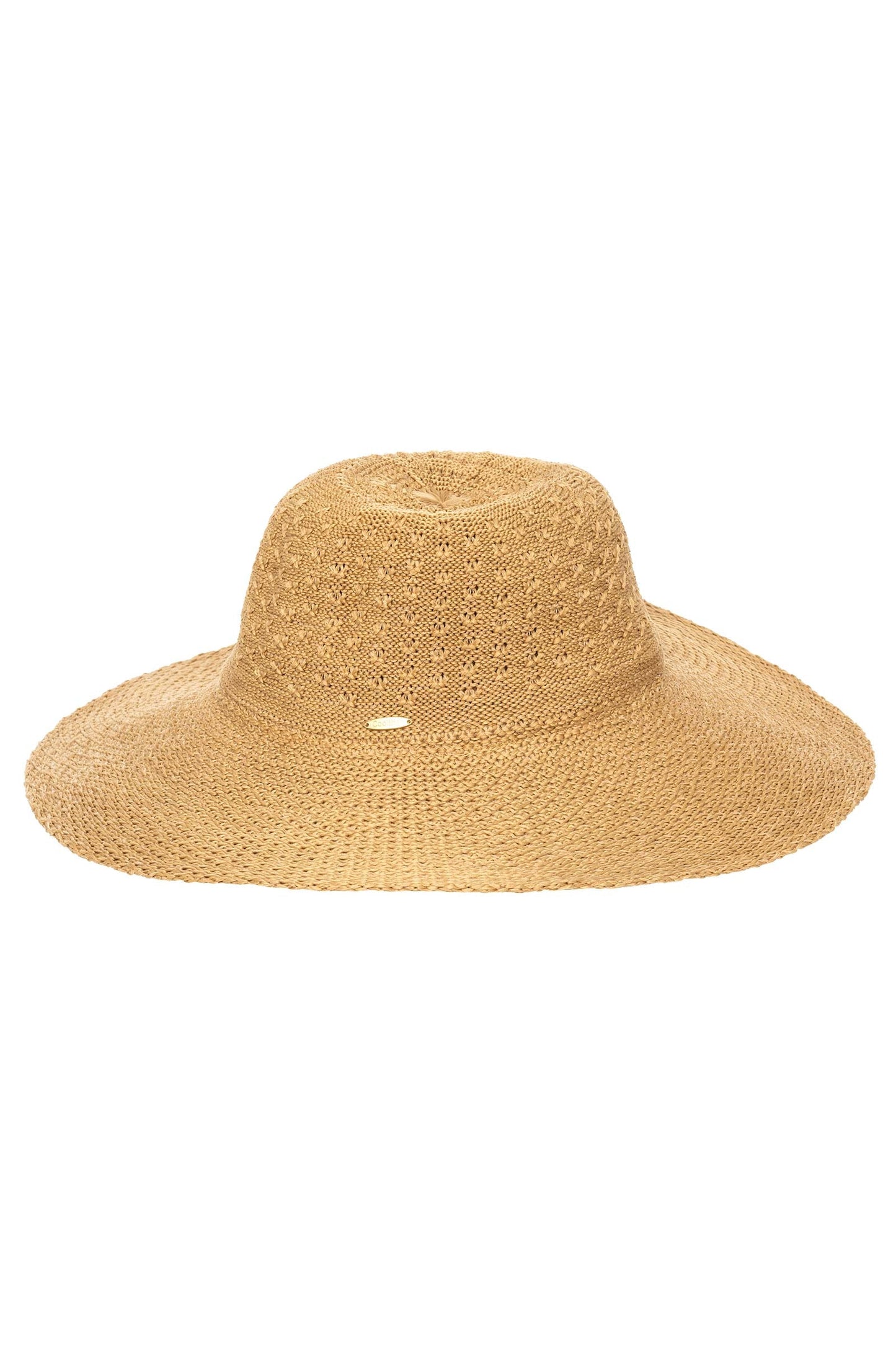 Women's Perla Packable Wide Brim Hat | Tan | Core
