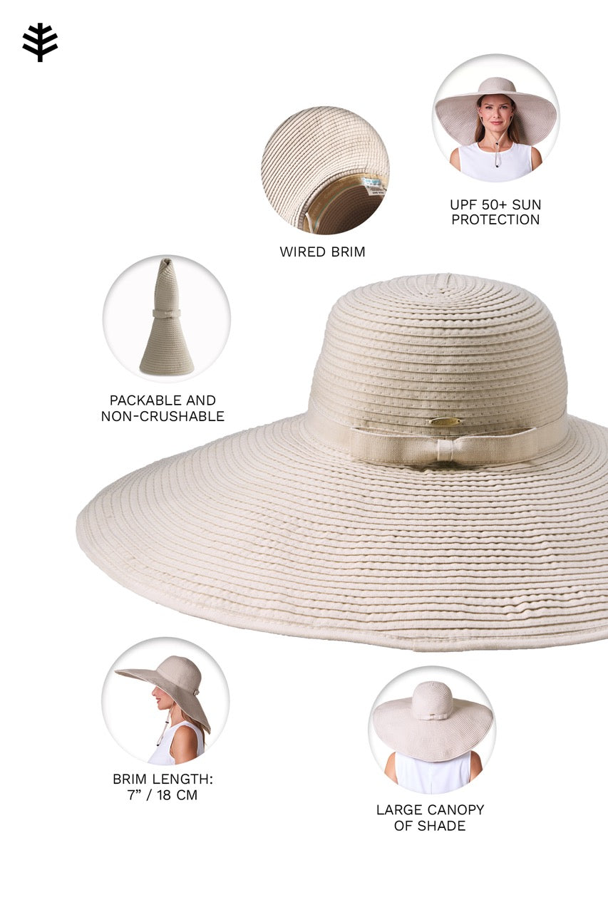 Women's Shelby Shapeable Poolside Hat | Tan