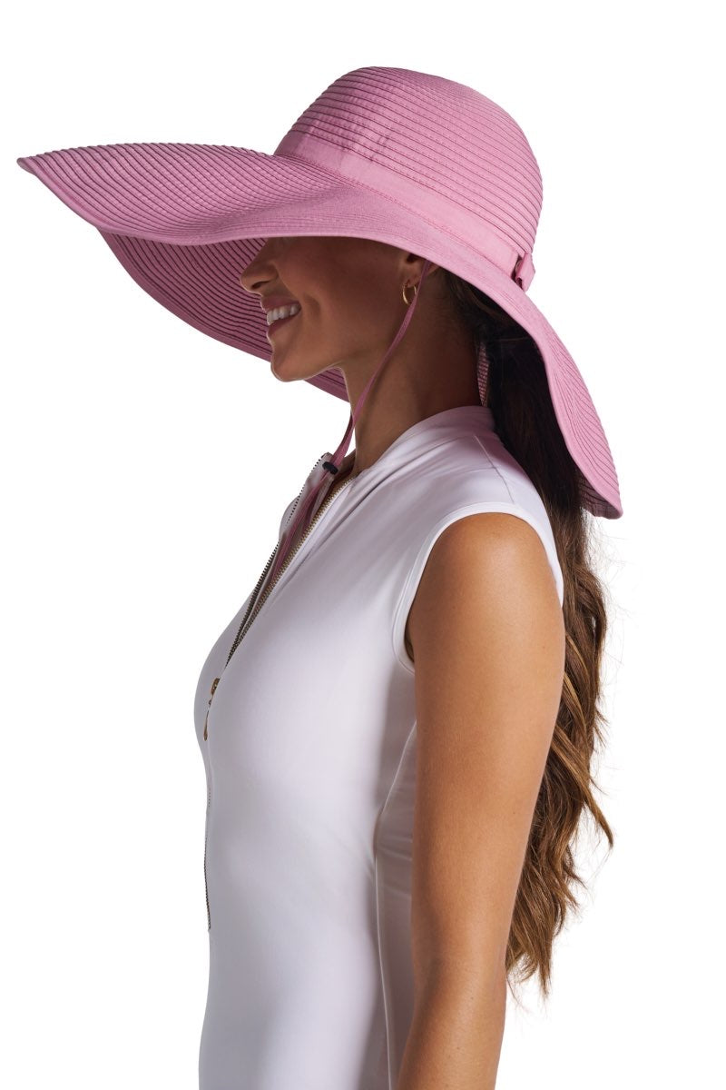 Sombrero de piscina moldeable Shelby para mujer | Azul Curaçao 