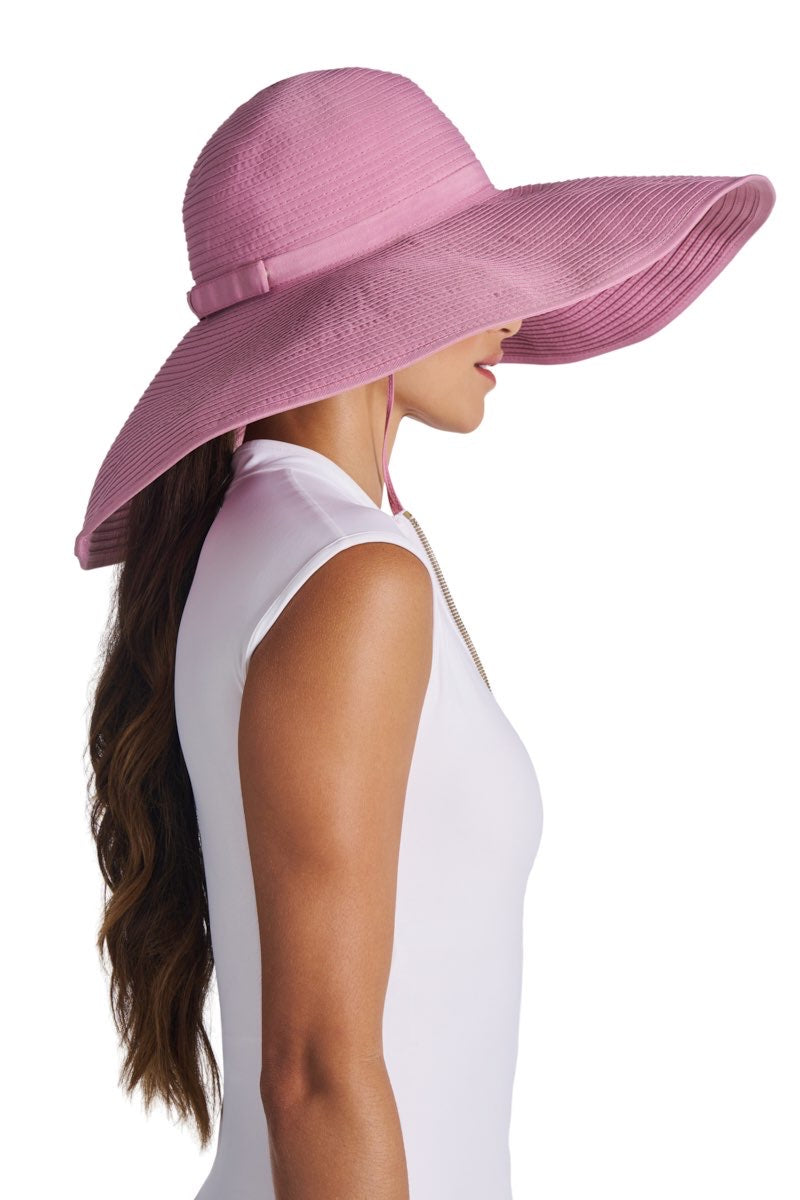 Sombrero de piscina moldeable Shelby para mujer | Azul Curaçao 