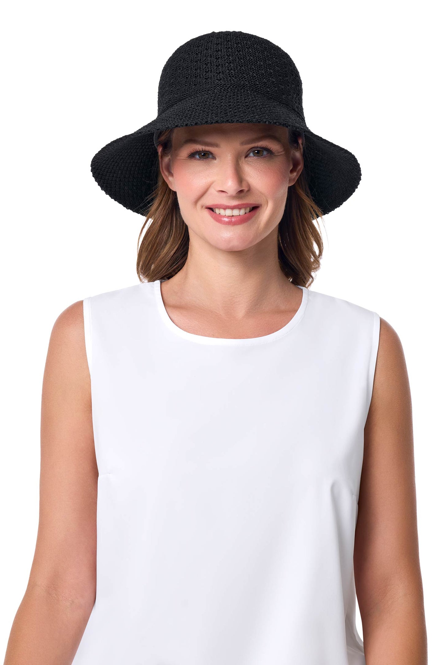 Women's Marina Cloche Sun Hat | Black