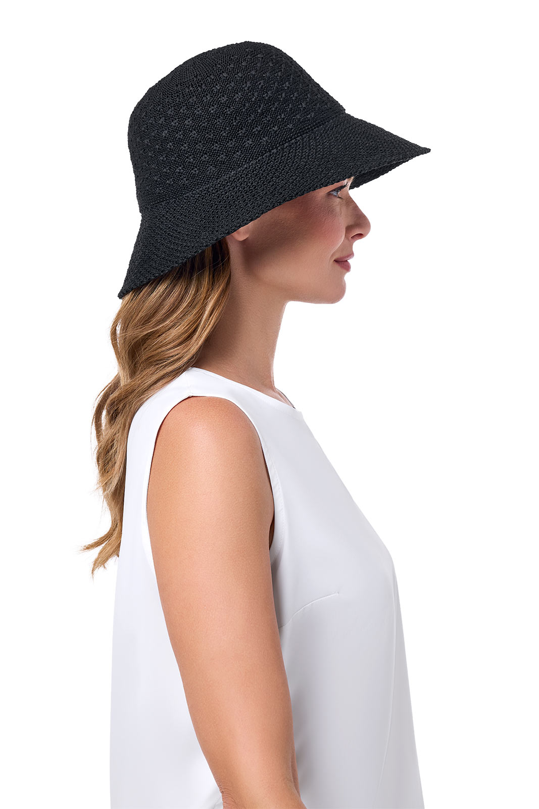 Women's Marina Cloche Sun Hat | Black