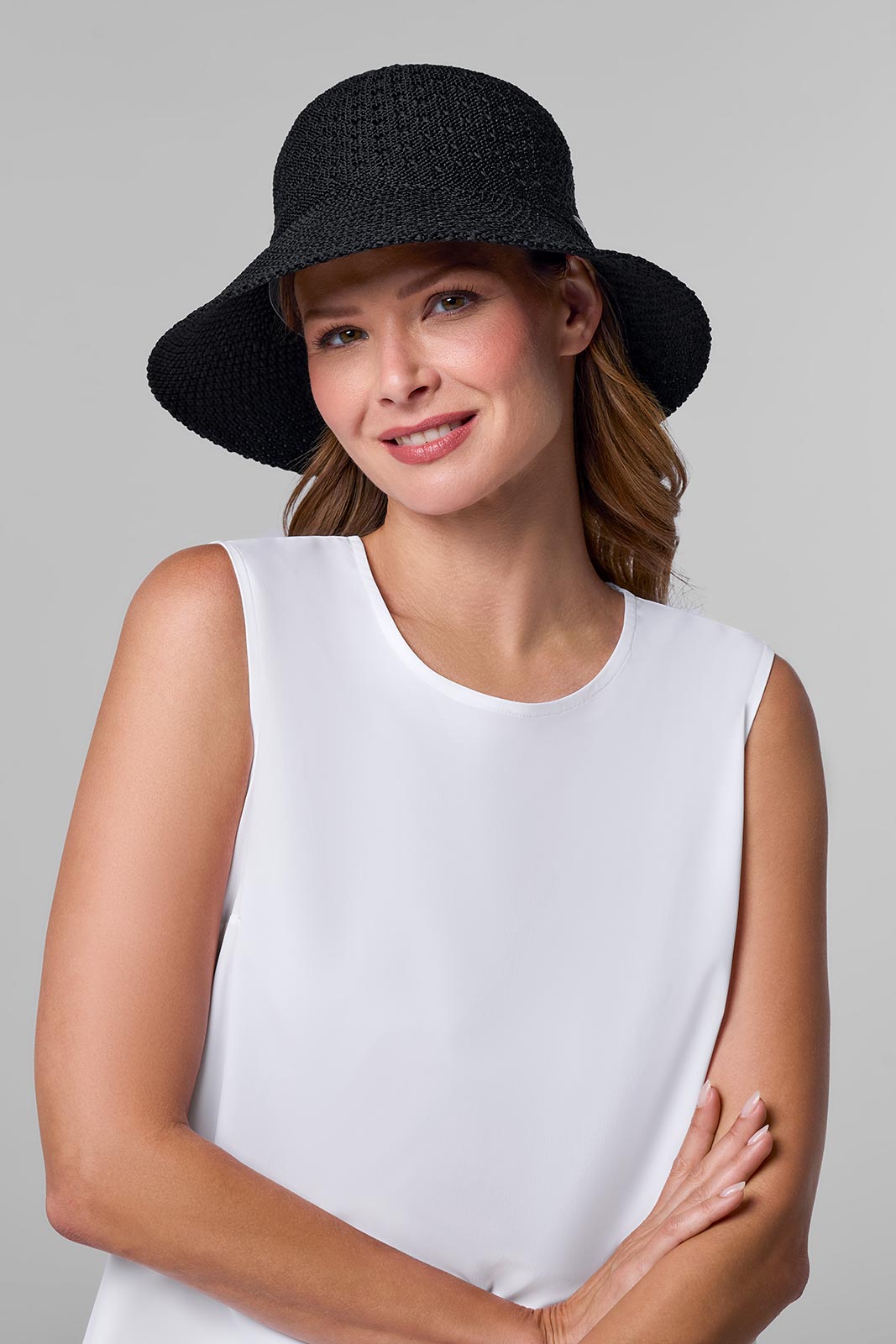 Women's Marina Cloche Sun Hat | Black