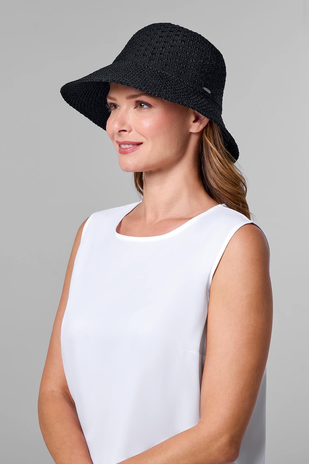 Women's Marina Cloche Sun Hat | Black