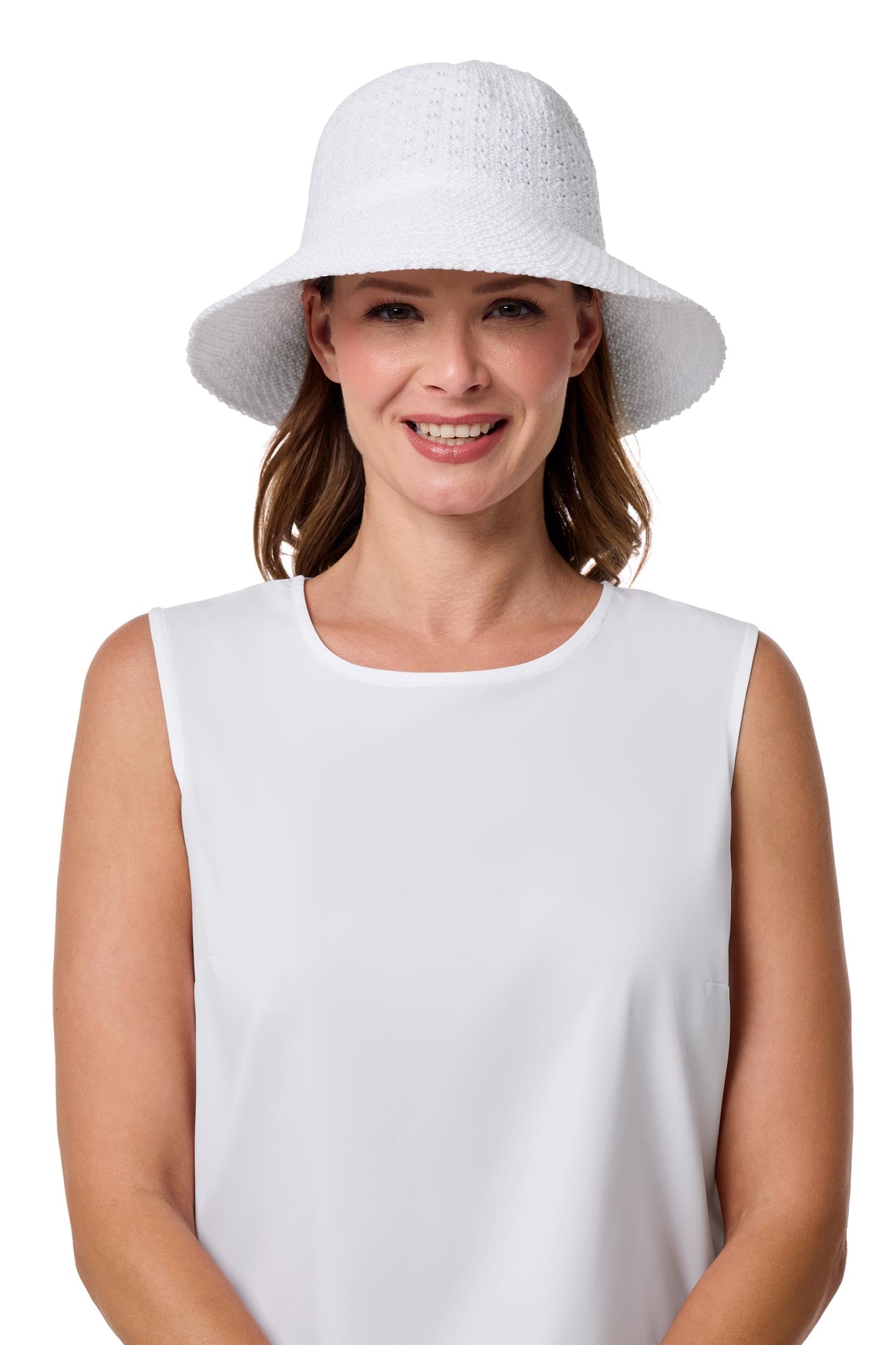 Women's Marina Cloche Sun Hat | White